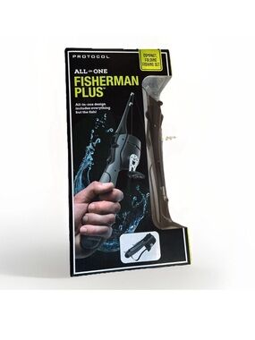 All-in-One Fisherman Plus Compact Fishing Set - Black